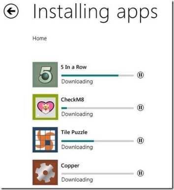 Installing apps Windows 8