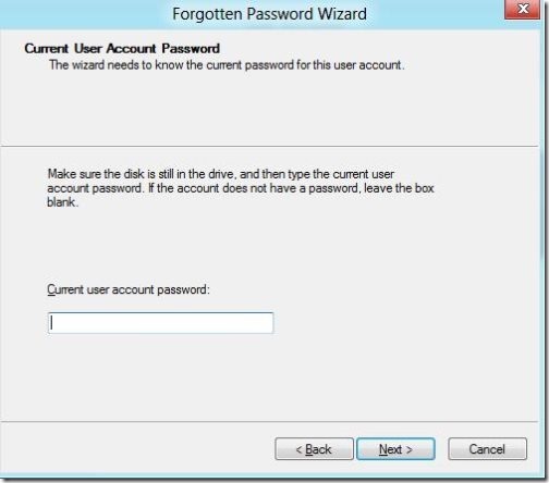 Create A Password Reset USB In Windows 8 6