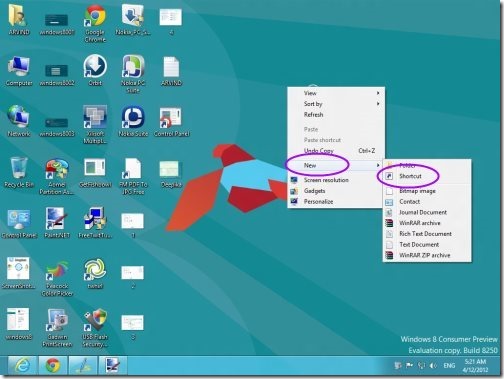 How To Add Old Control Panel To Windows 8 Start Screen 1