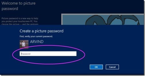 Windows picture password 4