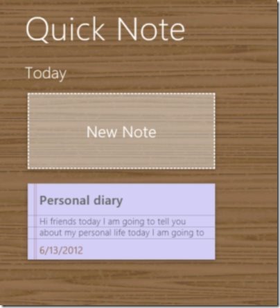Quick Note App