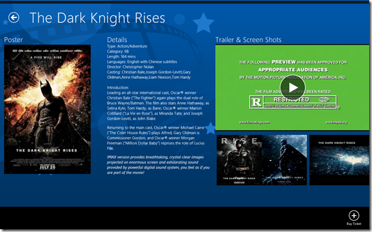 Windows 8 Movie App 