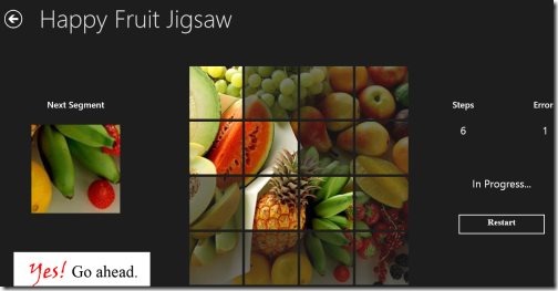 Jigsaw Puzzle Windows 8 app