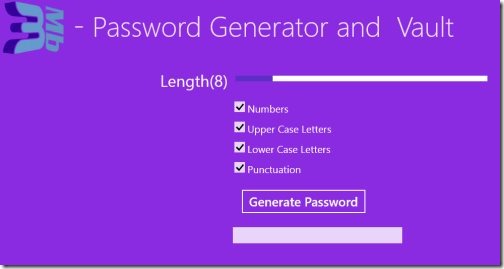 Password Generator Windows 8