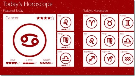 Horoscope app