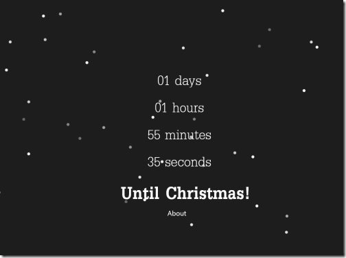 Windows 8 Christmas Countdown Apps
