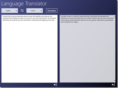 Windows 8 Language Translator Apps