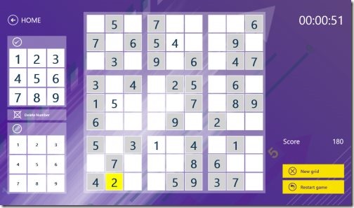 Windows 8 Sudoku Puzzle Apps