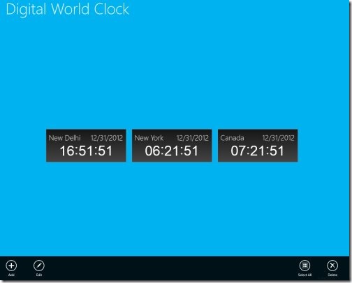 Windows 8 world clock apps