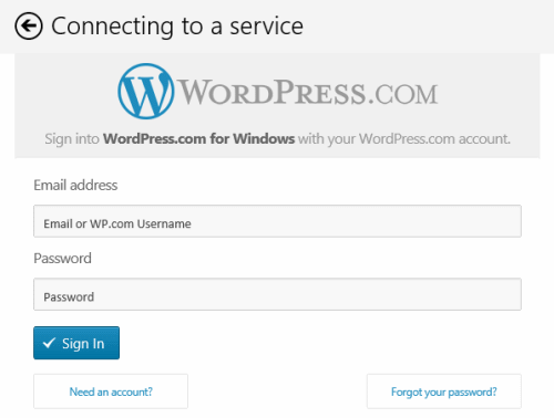Wordpress-app-win-8