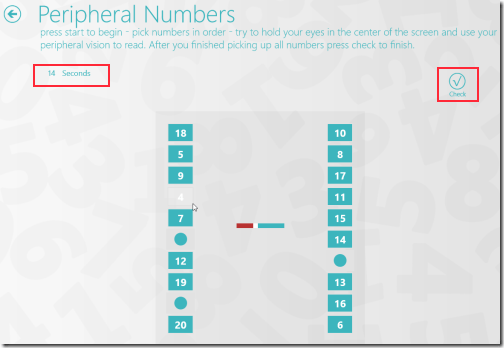 Peripheral-number-game