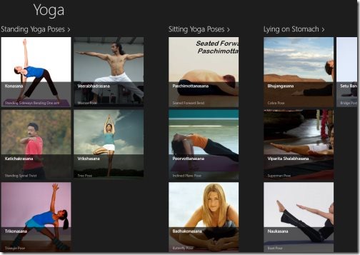 Windows 8 Yoga apps