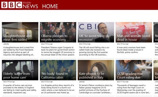 bbc news home