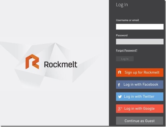 rockmelt app