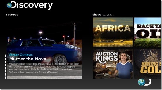 windows 8 discovery channel