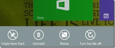 windows 8.1 start screen tile settings