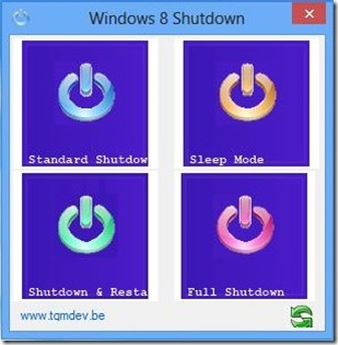 Windows 8 Shutdown- Shutdown Operations