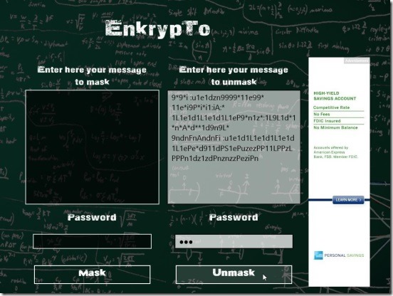 EncrypTo - decrypting text