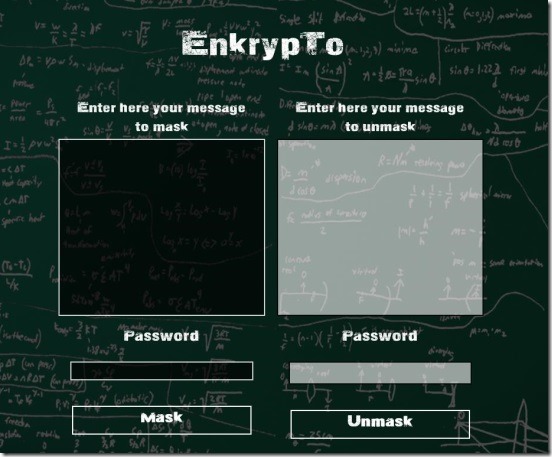 EncrypTo - main screen
