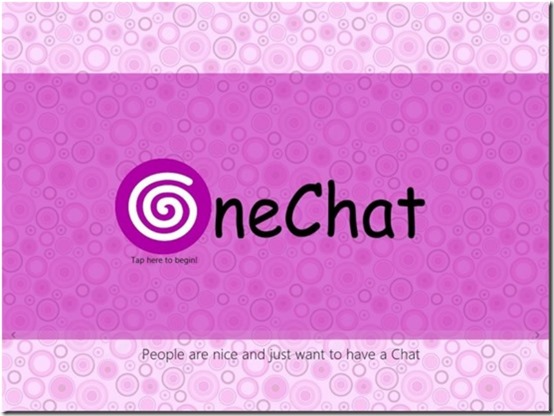 One Chat- Main Screen