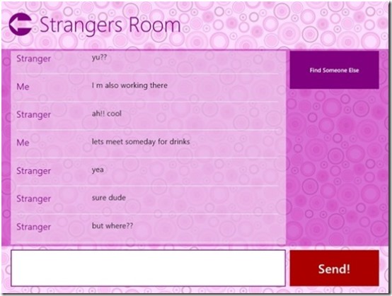 One Chat- Strangers room