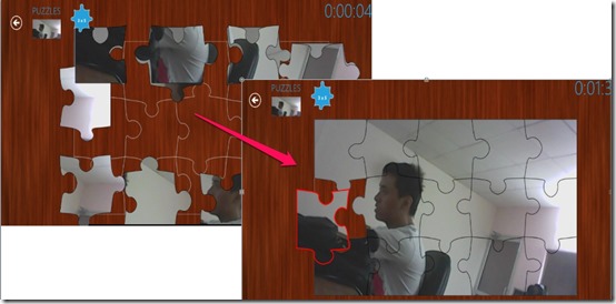 Puzzles- Take Photos from Webcam or Camera