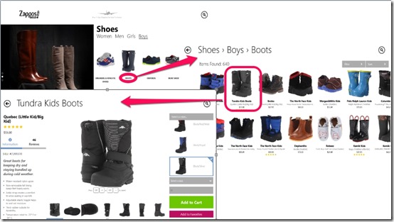 Zappos.com- Layout,Imformation and Reviews
