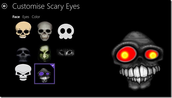 Scary Eyes- Choose Face