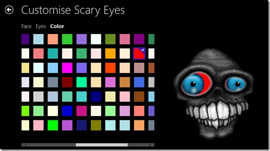 Scary Eyes- Pick Eye piece color