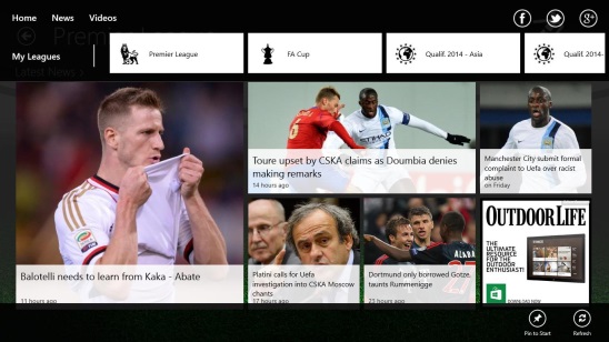 THE Football App - league news (Premeire League)