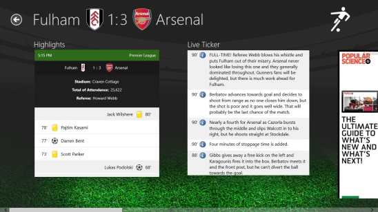 THE Football App - match recap