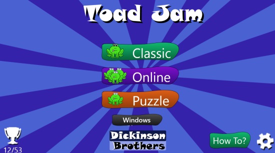 Toad Jam- modes