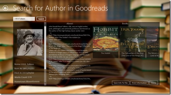 Goodbooks- Author search