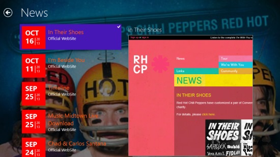 Red hot chili peppers hub- News