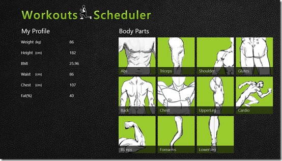 Workouts Scheduler