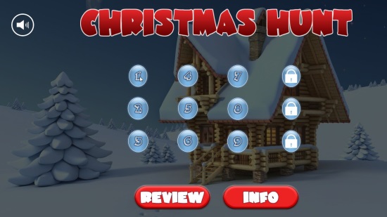 Christmas Hunt - Start Screen