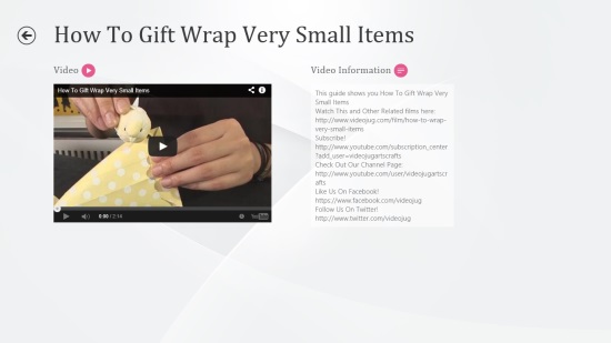 Gift Wrap It Up Video and Video Information