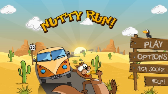 Nutty Run!- Main Menu