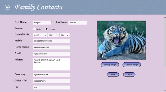 Contacts Hub- Adding Contact