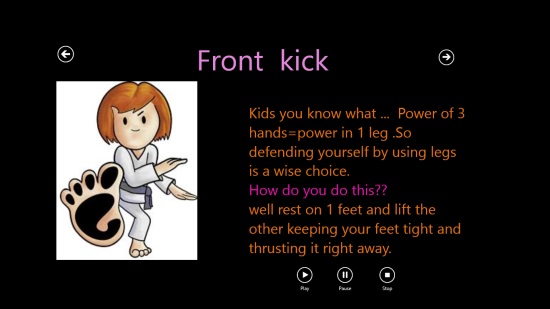 Fit Kid - Description of self-defence technique