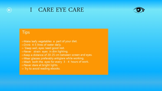 I Care Eye Care - Tips