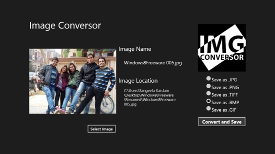 Image Conversor - Converting image