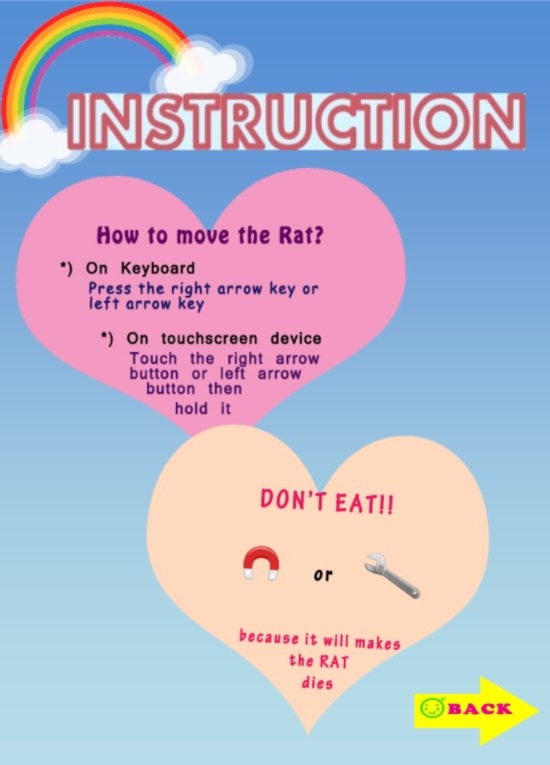 Food Rain - Instructions