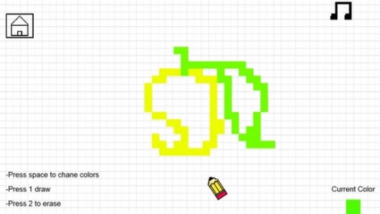 Super Pixel Draw app