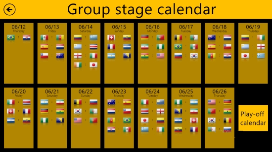 World Cup 2014 Free- Calendars