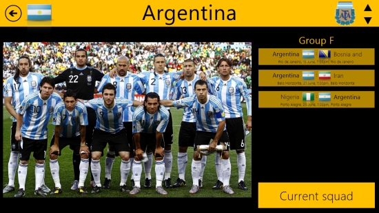 World Cup 2014 Free- Team info