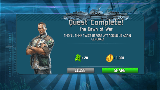World At Arms - Quest Complete