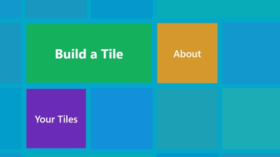 Build a Tile - Start screen