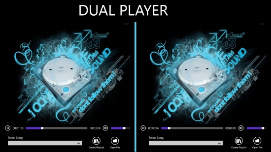 Dual Player - Audio play