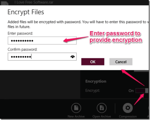 8 Zip - Providing Encryption (Security)